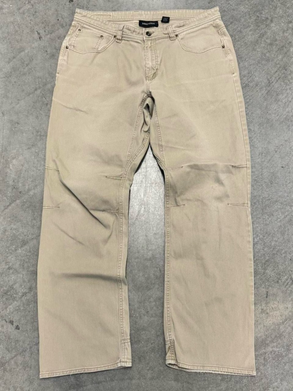 Mens Marmot Corduroy Cream Pants
